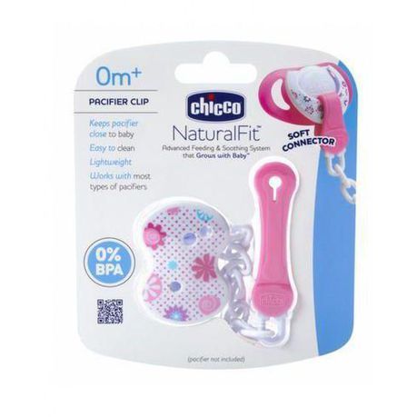 Chicco - Clip With Chain - Pink