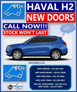 Haval H2 Doors  - New - Oem Quality - Front And Rear Availible But Stock Is Limeted