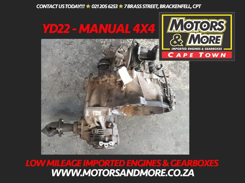 Gearbox - Nissan Xtrail YD22 2.2L Manual 4X4 - No Trade in Needed