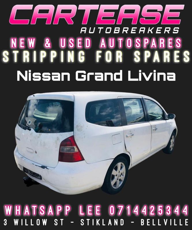 NISSAN GRAND LIVINA STRIPPING FOR SPARES