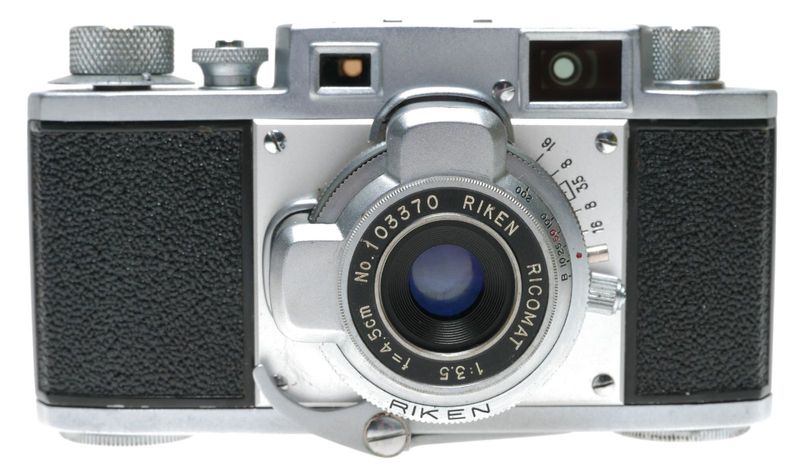 Riken Ricoh 35 Rangefinder Film Camera Ricomat 1:3.5 f&#61;4.5mm