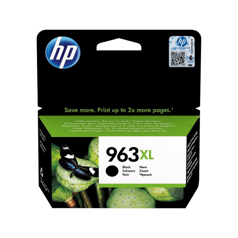 HP 963XL Black High Yield Printer Ink Cartridge Original 3JA30AE Single-pack - Brand New