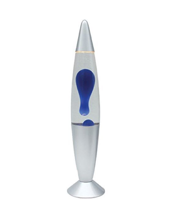 Motion Lava Lamp - H 40.5cm - Blue - PARTIALLY WORKING / SOLD WITH NOTED ISSUES