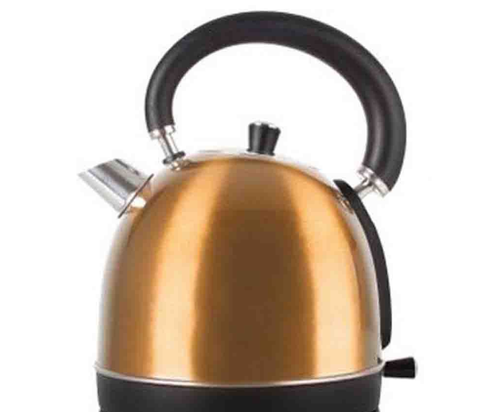 Nearly New Electric Kettle with Filter 1.8L - Gold -