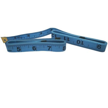 Haberdashery Measuring Tape - Tailoring Tape - 150cm (Pack of 2) - Blue