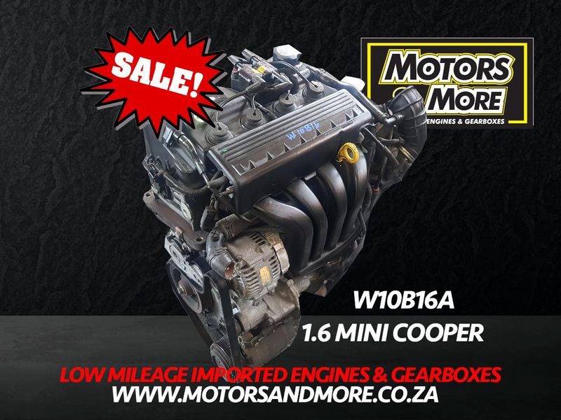 Mini Cooper W10B16 1.6 Engine For Sale No Trade in Needed