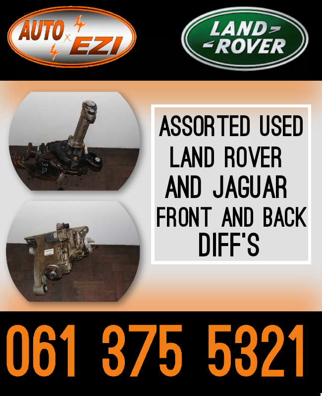 Land Rover and Jaguar original front and back Diffs For Sale