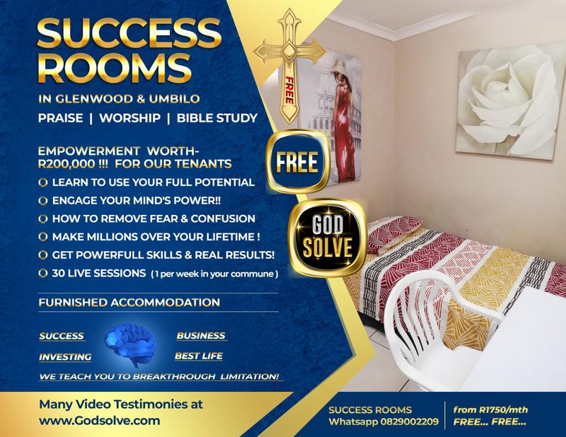 Single Room-Godsolve. Gym, Free Wifi. We have Personal, Business and Investment Mentors
