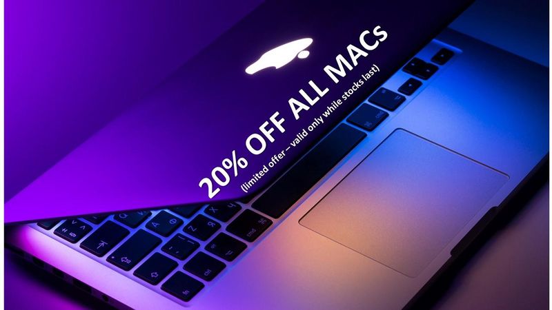 20% OFF ALL iMacs and MacBooks