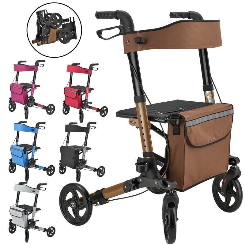 HealthSmart Luxury Euro-Style Rollator - ON SALE - FREE DELIVERY. While Stocks Last
