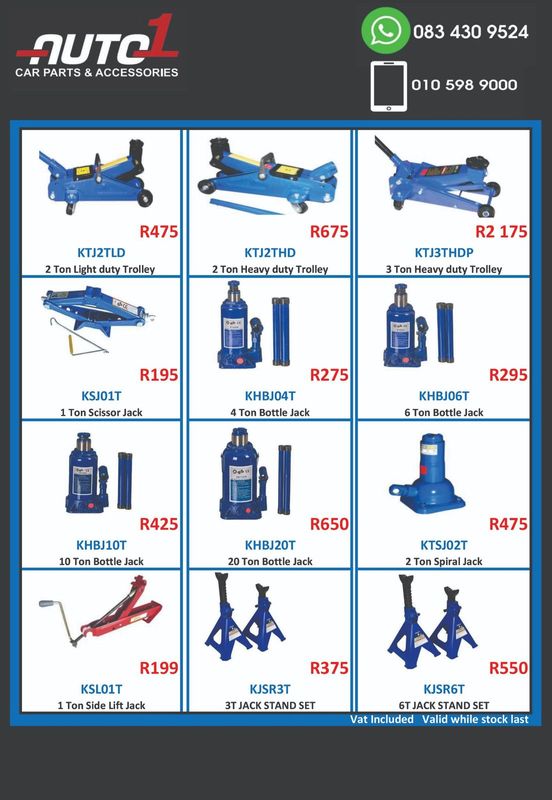 SPAREX FUEL PUMPS AND JACKS