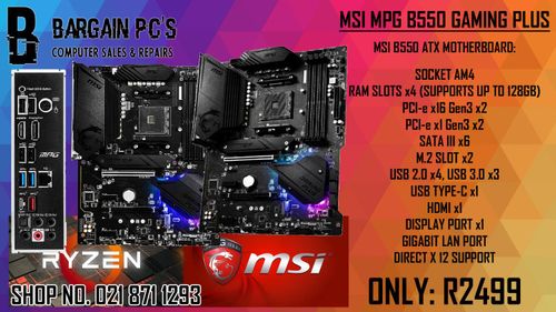 [open Box] Msi Mpg B550 Gaming Plus Motherboard!!!