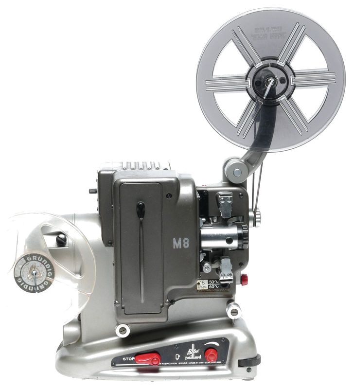 Bolex M8 Paillard film projector vintage 8mm film