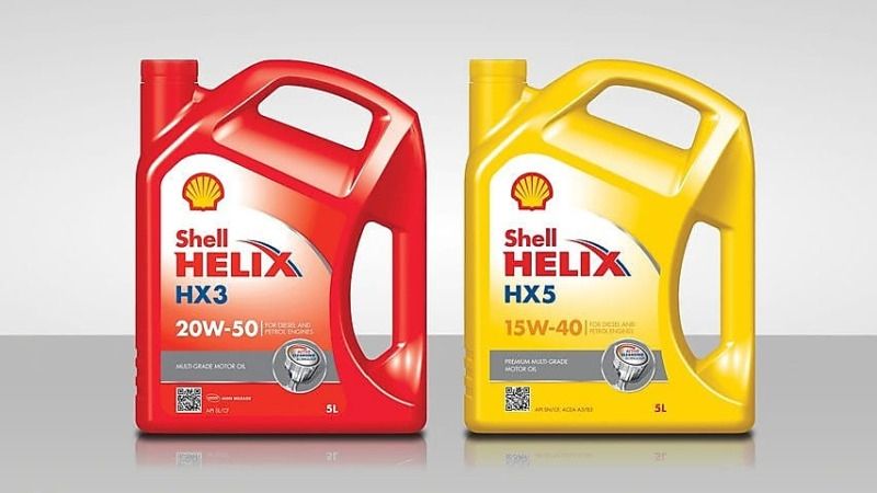 SHELL  5L oils and service parts