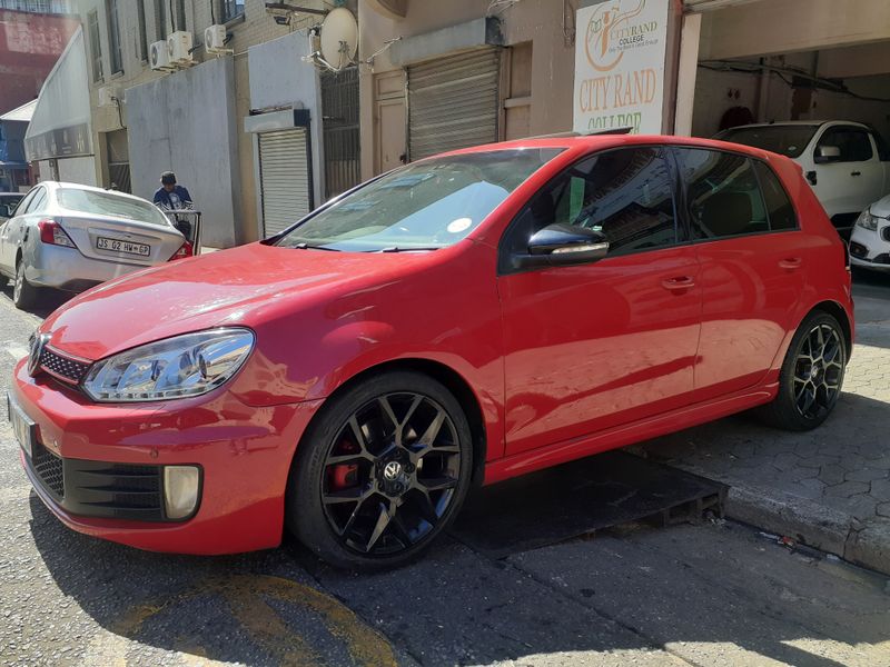 Red Volkswagen Golf VI 2.0 TSI GTI Edition 35 DSG with 99000km available now!