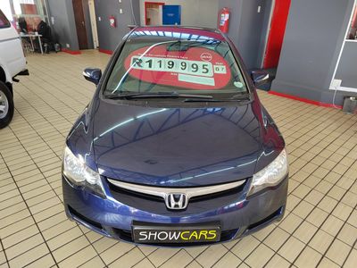 2007 Honda Civic 1.8 I-vtec Lxi 4-door Automatic With 165638km's, Good Condition, Showcars 0215