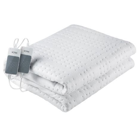 Solac - Electrical Heat Blanket (Double Bed) - White (120W)