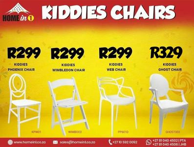 Kiddies chairs