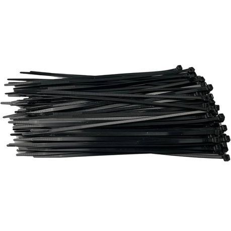 Ingco - Cable Ties Black 250X4.8mm - 100 Pieces
