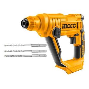 Ingco - Rotary Hammer With 3 Drill Bits (cordless) - 20v