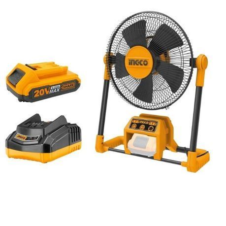 INGCO - Cordless Fan Including Battery (2.0Ah) and Charger