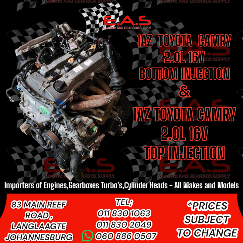 1AZ - TOYOTA CAMRY 2.0L 16&#43;V BOTTOM INJECTION AND TOP INJECTION