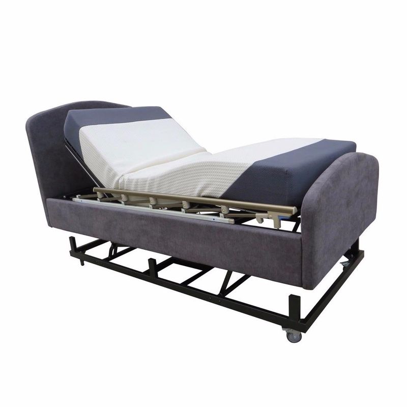 Electric Adjustable Bed - HiLow Flex - FREE DELIVERY. Height Adjustable with Integrated Side Rails.