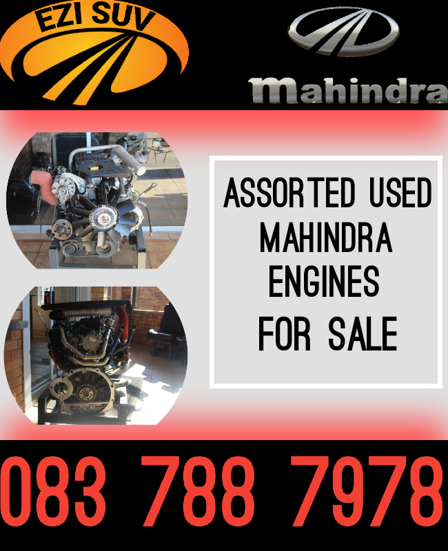 Assorted Mahindra engines for sales
