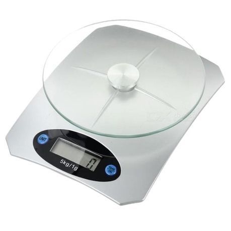 Xclusiv - Digital Kitchen Scale (Up to 5 Kg) - Includes 2 x AAA Batteries