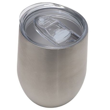 LK&#96;s - Double Walled Wine Cup - Stainless Steel (including lid) - 400ml