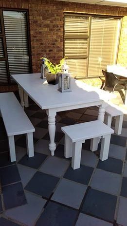 INDOORS AND OUTDOORS TABLE SETS