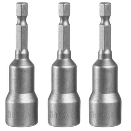 Ingco - Magnetic Nut Setter Adaptor - 8mm (3 Pieces)