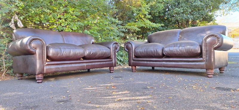 Lovely Coricraft Leather Lounge Suite CHAKA CHAKA 2 by 2 seater Leather Couches