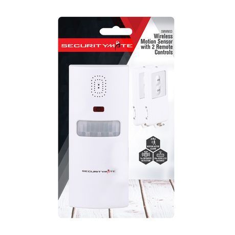 Securitymate Wireless Motion Sensor With 2 X Remote Control