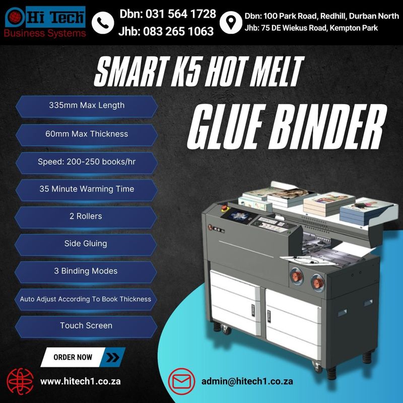 Smart K5 Hot Melt Glue Binding Machine