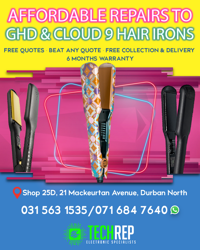 SALES AND PROFESSIONAL REPAIRS TO GHD / CLOUD 9 / VEAUDRY / MOYOKO / PARLUX