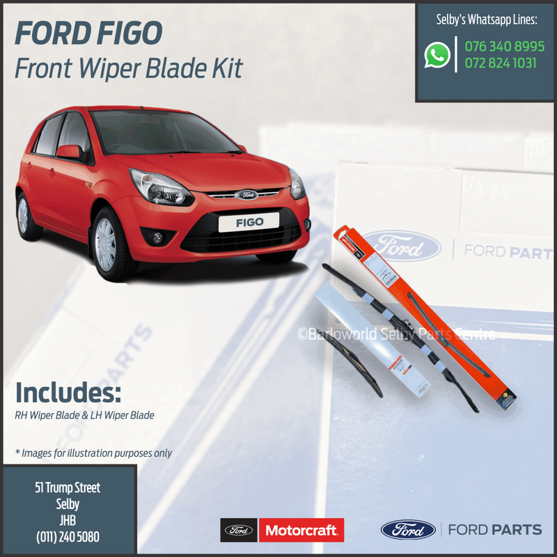 New Genuine Ford Figo Wiper Blade Kit