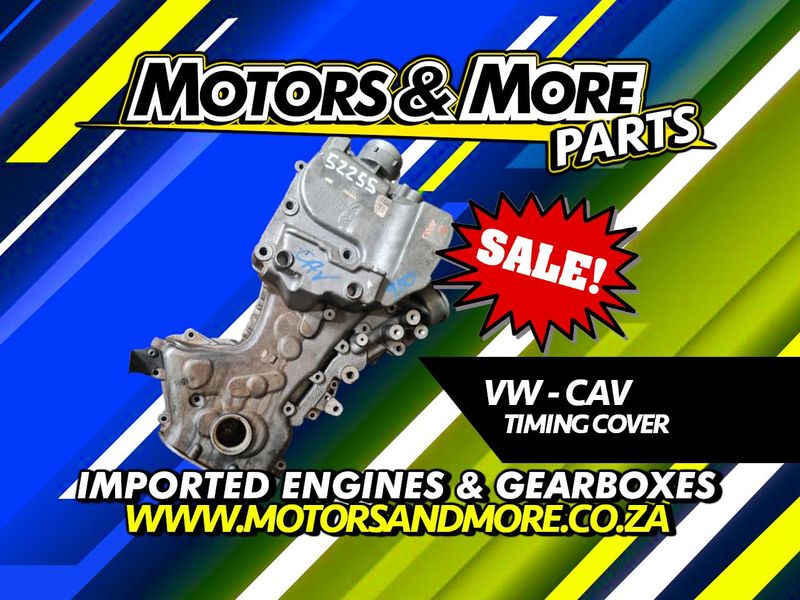 VW CAV - Timing Cover - Parts! Limited Stock!