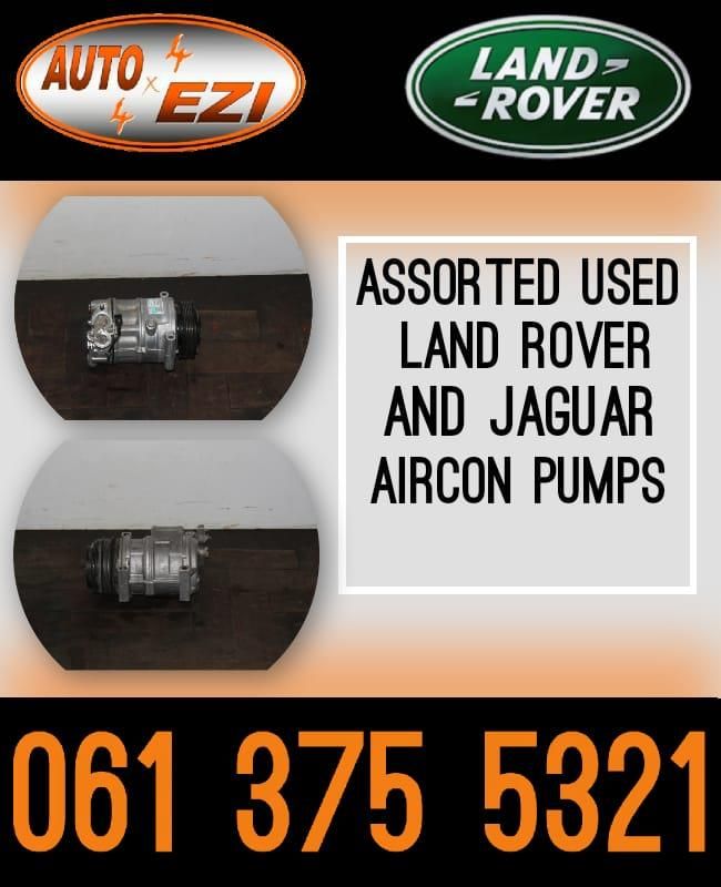 Assorted Land Rover and Jaguar Aircon pumps