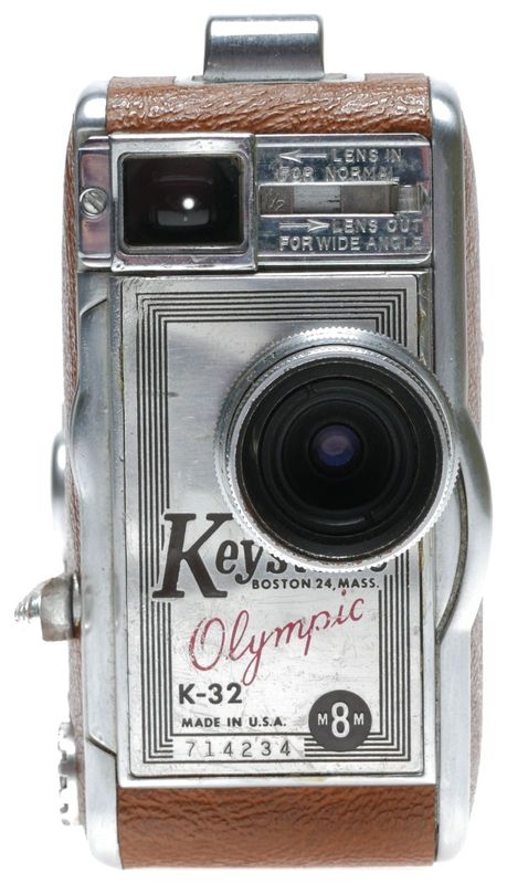 Keystone Olympic K-32 8mm Cine Movie Camera Elgeet f:2.5
