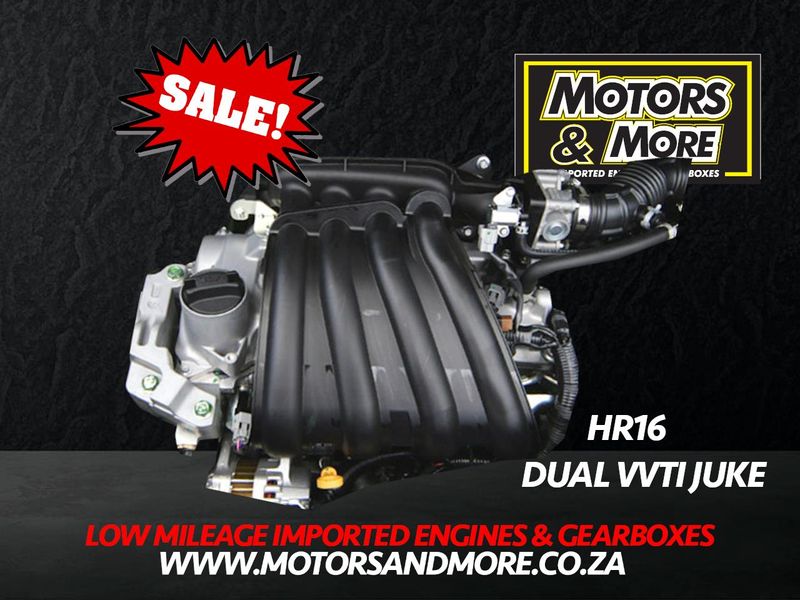 Nissan Juke Dual VVTi HR16 1.6 Engine For Sale No  Trade in Needed