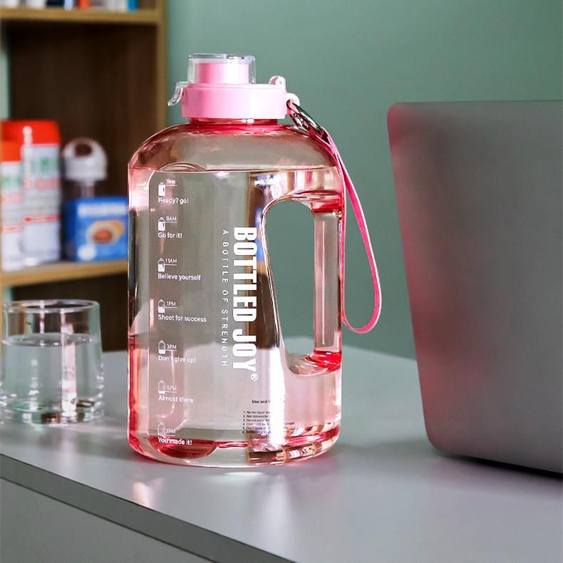 100% Leakproof 1.5L Motivation Water Bottle for Sports Plastic