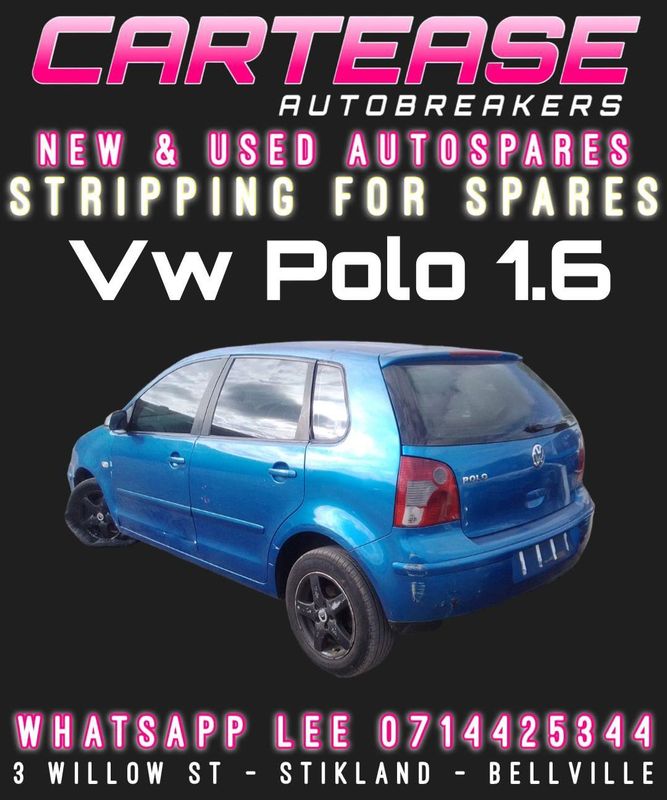 VW POLO 1.6 STRIPPING FOR SPARES