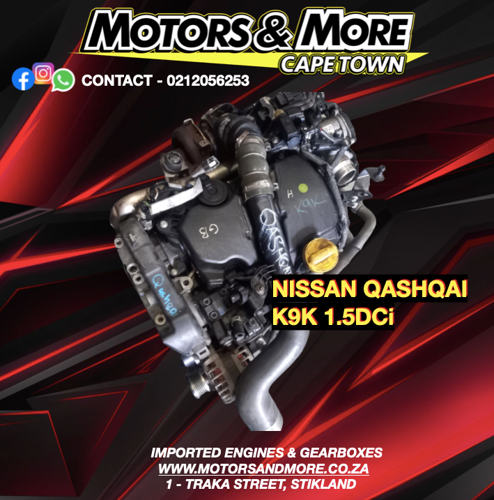 Nissan Qashqai K9K 1.5DCi Engine For Sale