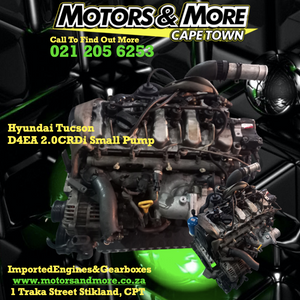 Hyundai Tucson D4EA 2.0CDRi Small Pump Engine For Sale
