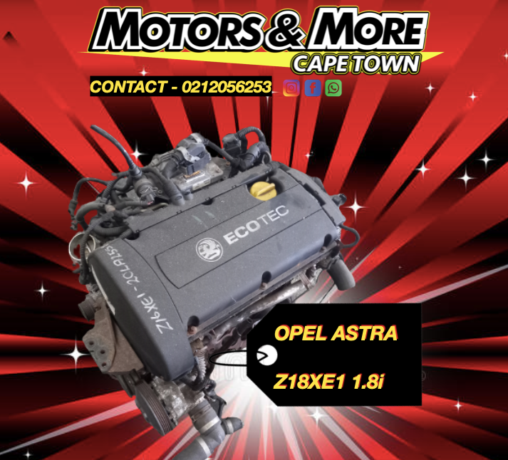 Opel Astra Z18XE1 Black Cover Engine For Sale