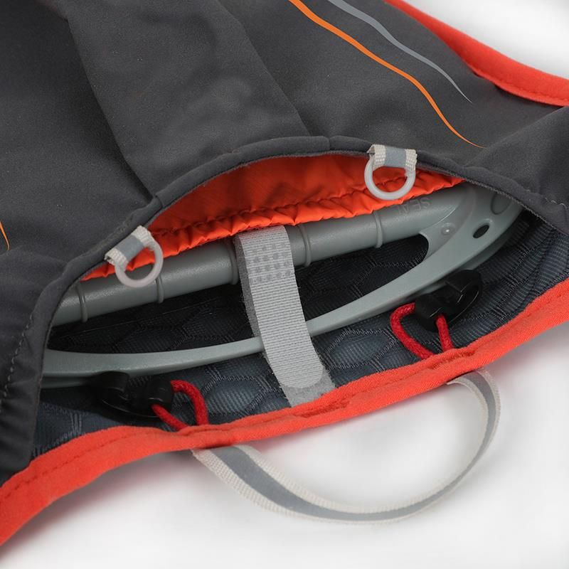 Waterproof 5L running Pack with1.5L bladder and 2*250ml soft flasks