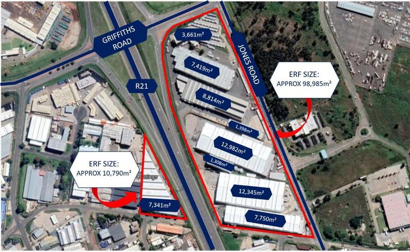 Logistics / industrial facility with highway exposure for sale in Jet Park