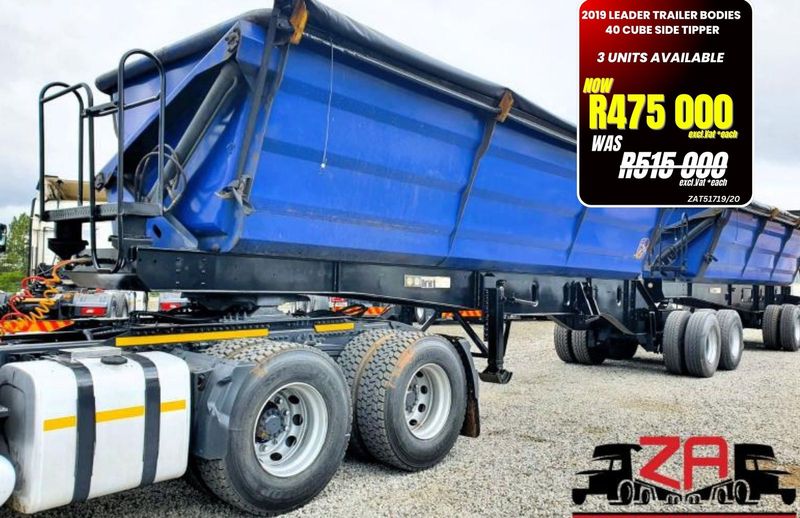 2019 LEADER 40 CUBE SIDE TIPPER