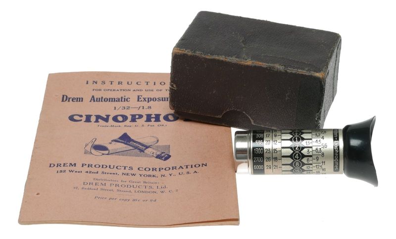 Drem Cinophot Automatic Exposure Finder in Box with Instructions